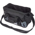 Wide Mouthed Tool Bag Size 12 Inch 16 Pockets Work Gear Tool Tote with Shoulder Strap